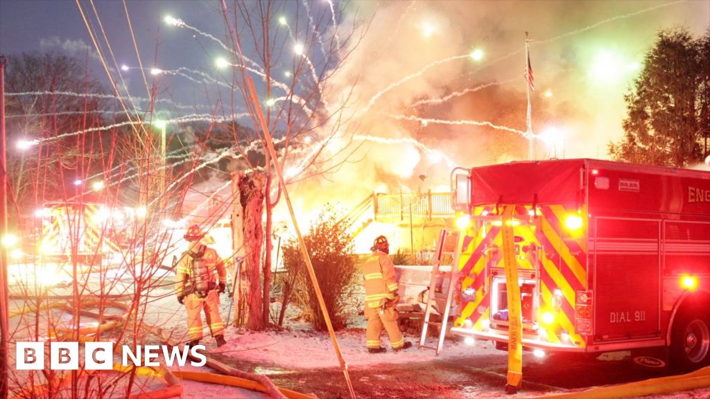 Fireworks explode during house fire in Massachusetts