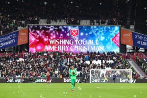 Bumper Christmas opening for Premier League clubs as nine clubs go over 98%+ capacity