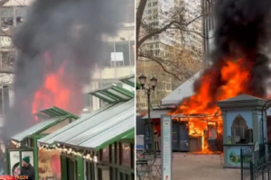 Fire Breaks Out at NYC’s Bryant Park Winter Village