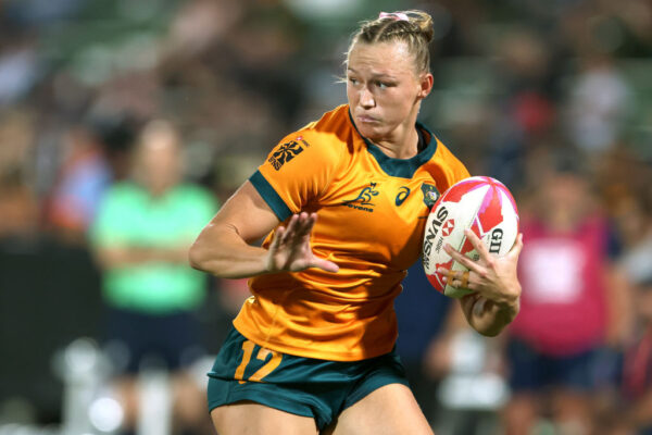 Who are the Aussie sevens women aiming for the 2025 Rugby World Cup