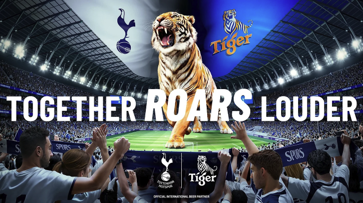 Spurs partner with Singapore’s Tiger Beer