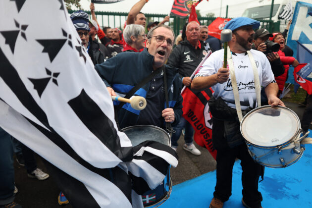 A rugby away day in Vannes, France