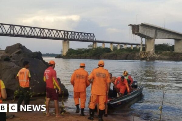 Poisonous spill fears observe Brazil bridge collapse