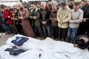 Funeral for five journalists killed in Israeli airstrike in Gaza | World News