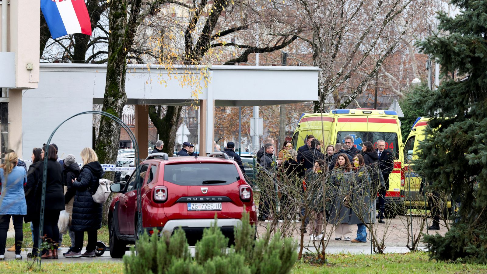 Seven-year-old girl killed and several injured in Croatia school knife attack | World News