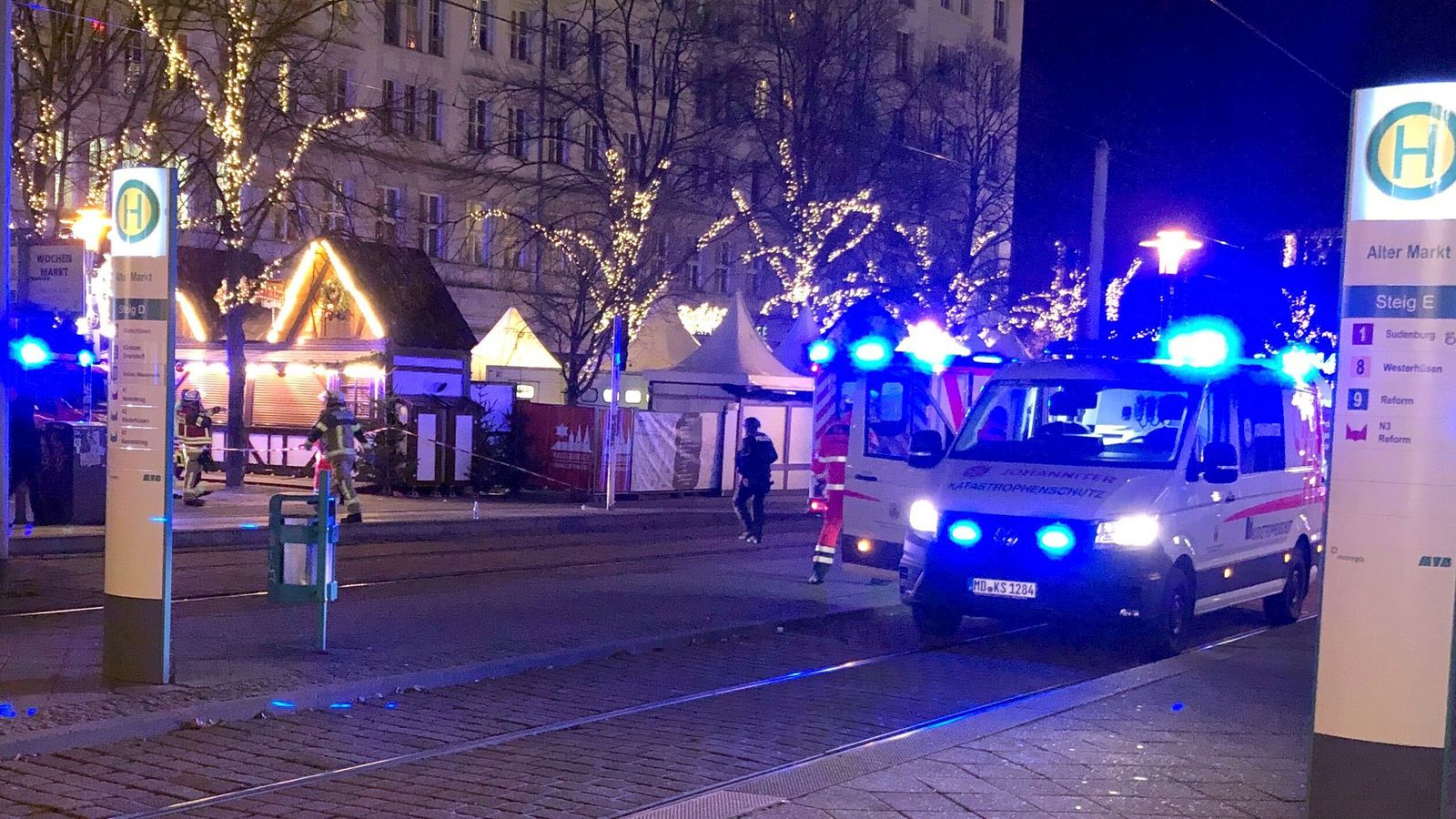 Germany: At least one dead after car driven into people at Christmas market | World News