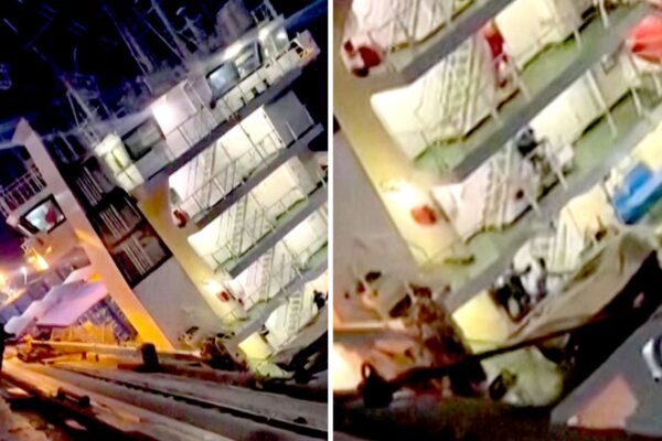 Containers fall into sea after ship tilts sideways at Istanbul’s Ambarli Mardas Port | World Information