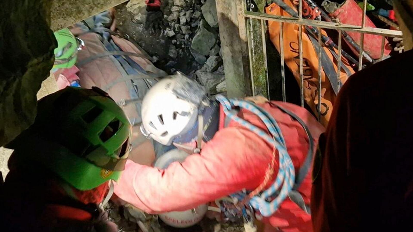 Injured researcher trapped in cave for 75 hours rescued in northern Italy | World News