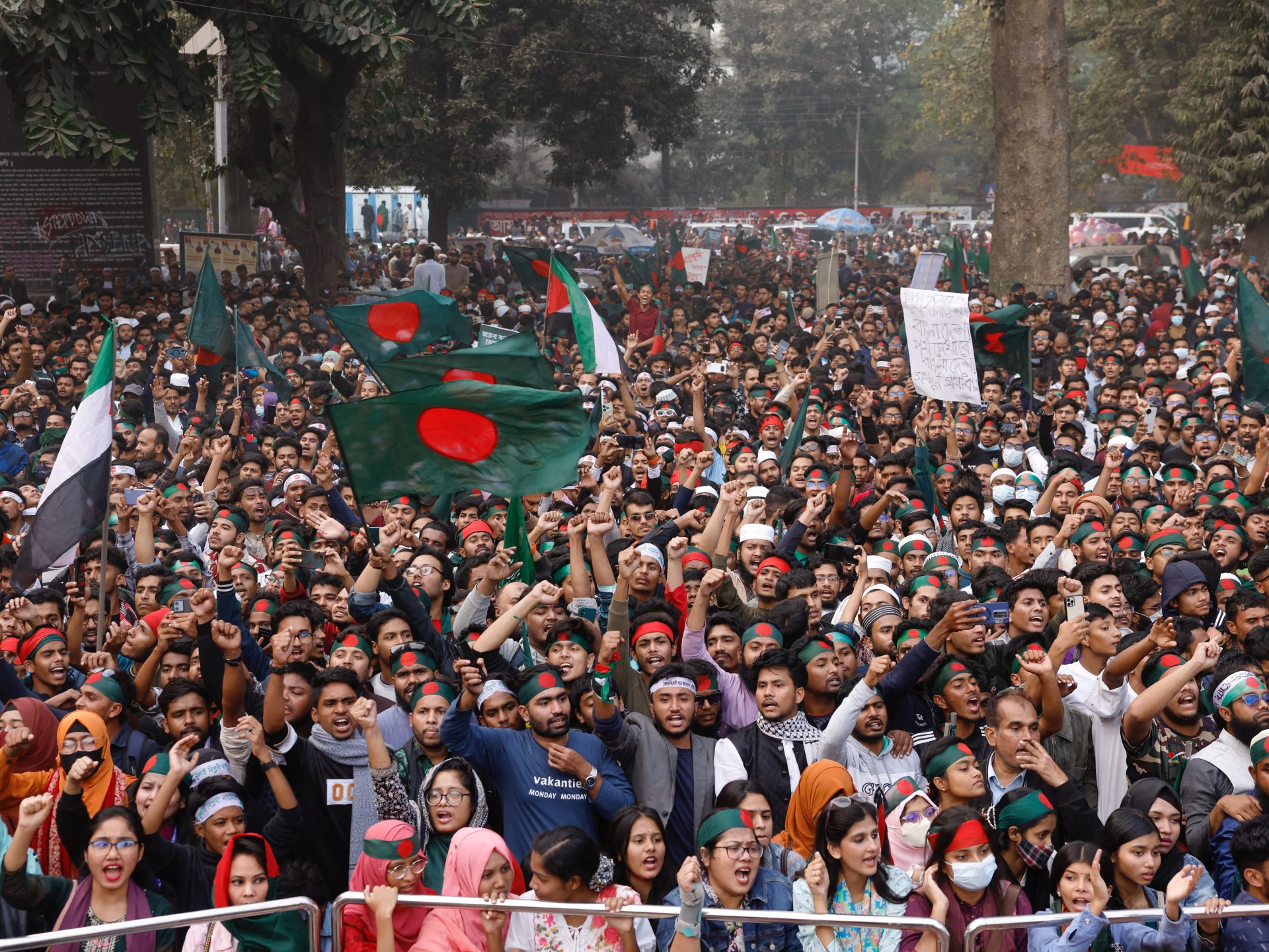 Thousands march in Bangladesh calling for prosecution of overthrown PM | Sheikh Hasina News