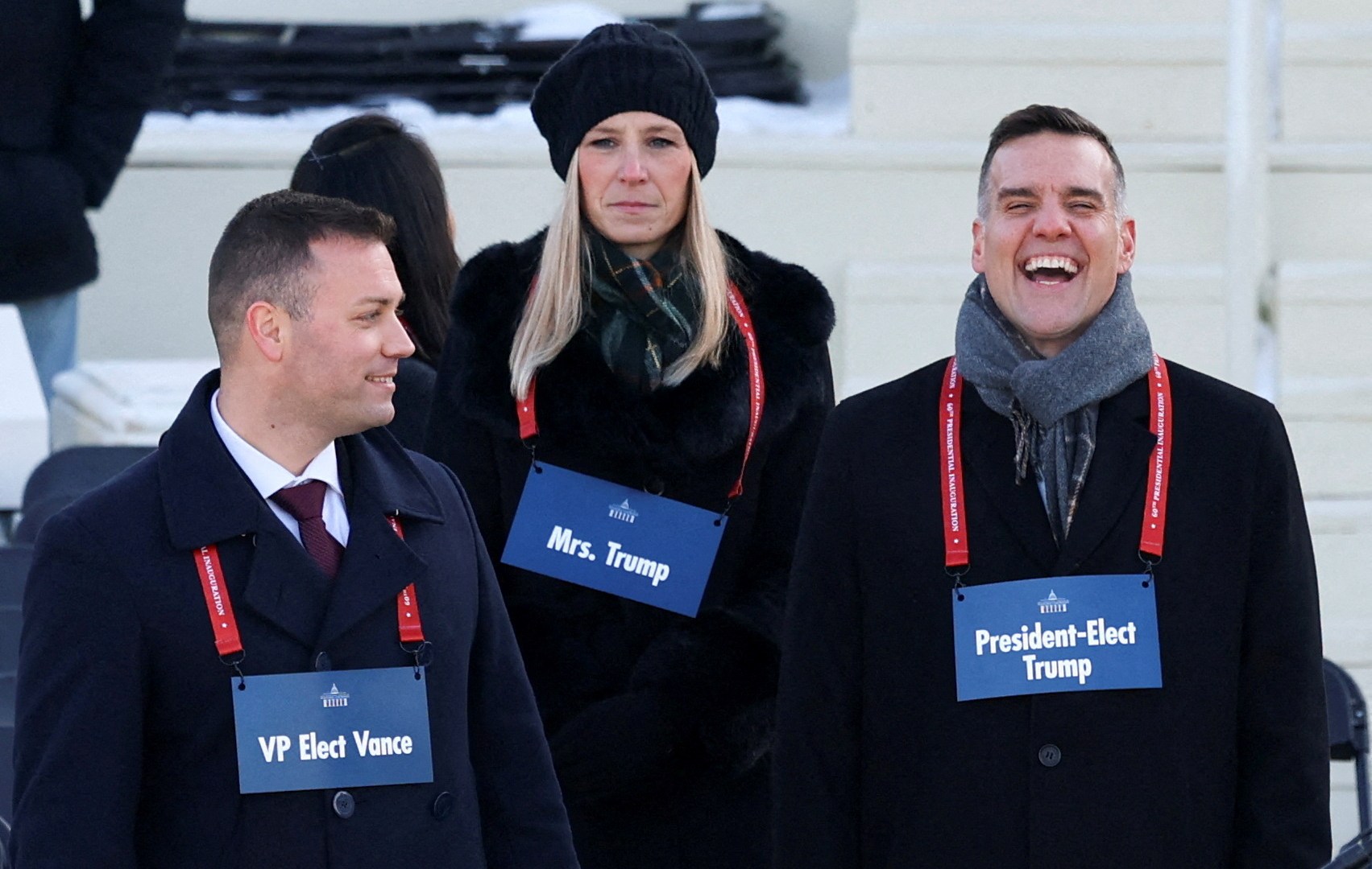 Rehearsal and walkthrough for Donald Trump’s inauguration