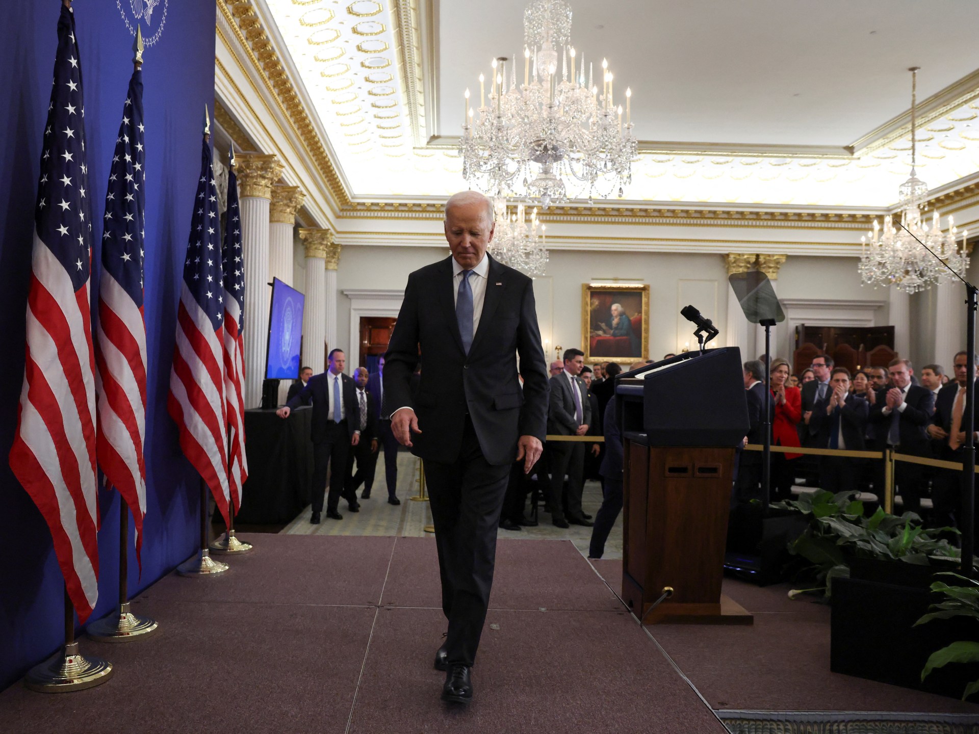 Biden delivers final foreign policy speech as Gaza ceasefire talks continue | Joe Biden News