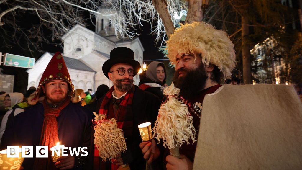 In photos: Orthodox Christians have fun Christmas