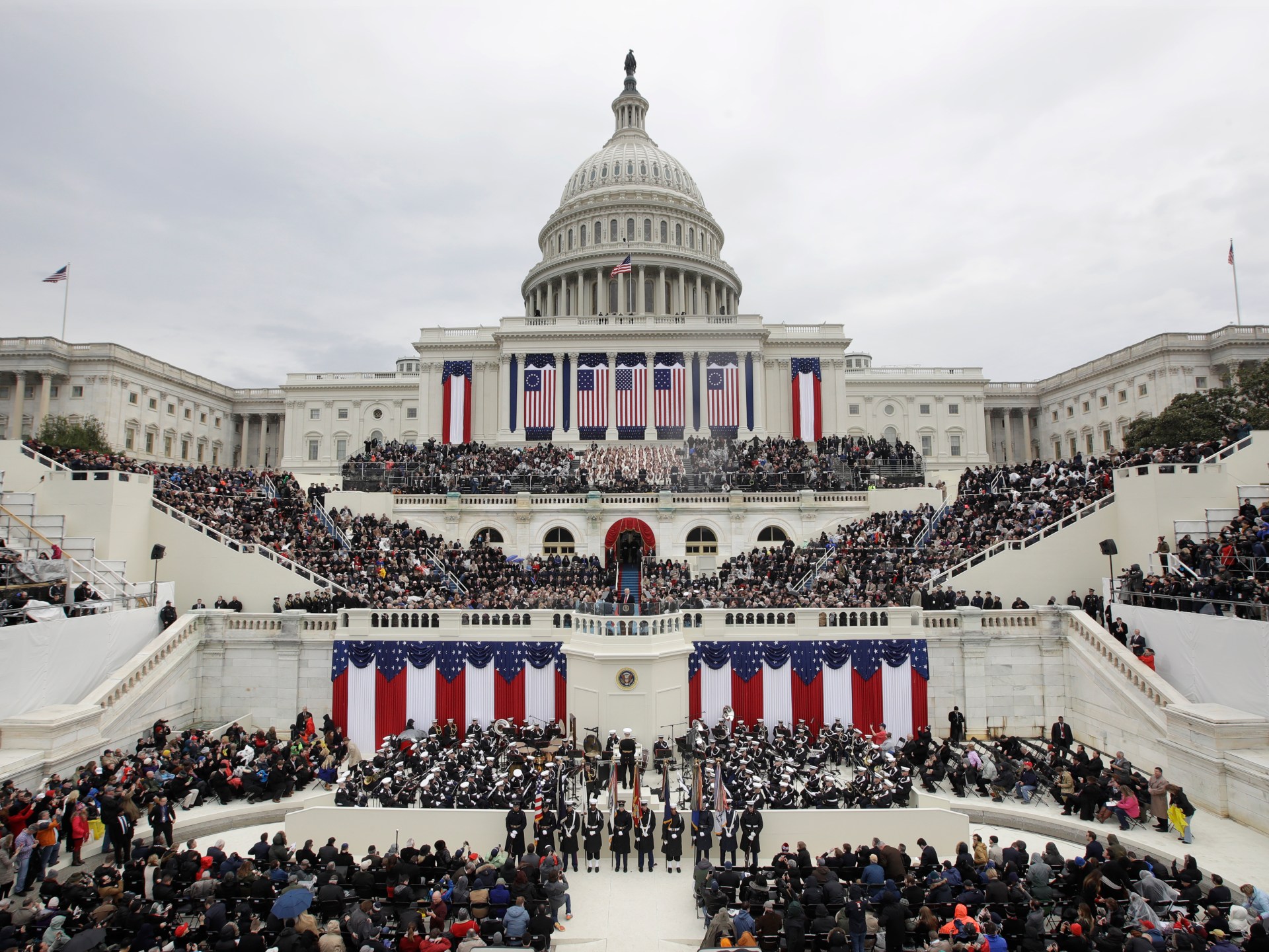 How will Trump handle protesters? Critics point to his 2017 inauguration | Donald Trump News