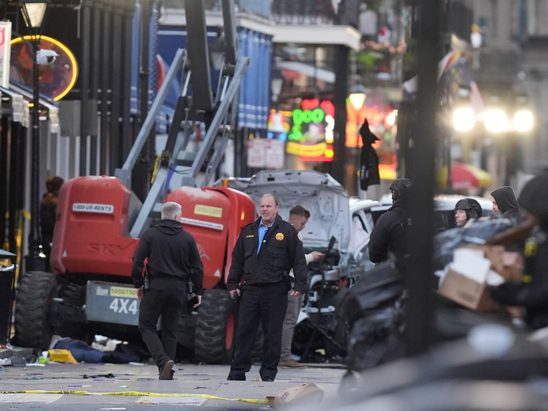 At least 10 dead as a truck rams a New Year’s crowd in New Orleans | In Pictures News