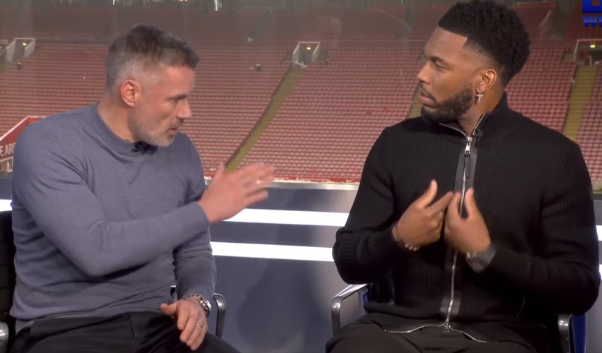 Former Liverpool stars Jamie Carragher and Daniel Sturridge argue over potential Trent Alexander-Arnold departure (Video)