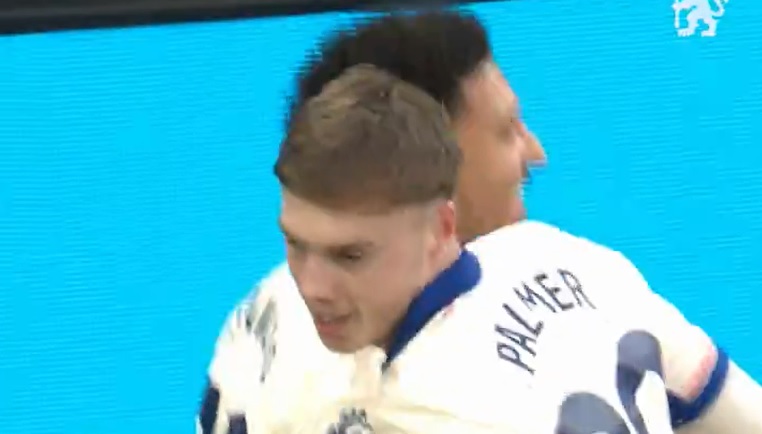 Jadon Sancho produces good help for Cole Palmer to provide Chelsea lead away to Crystal Palace (Video)