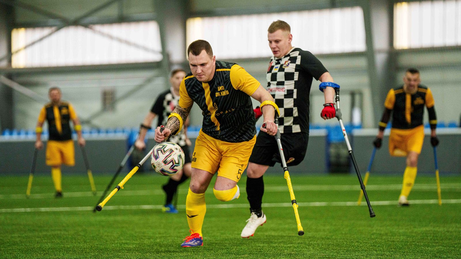 Ukraine holds first amputee football tournament for players wounded in Russia war | World News